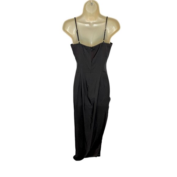 Sau Lee Black Maxi Slip Dress NWOT - Size 2 - Picture 4 of 8
